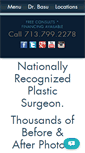 Mobile Screenshot of basuplasticsurgery.com